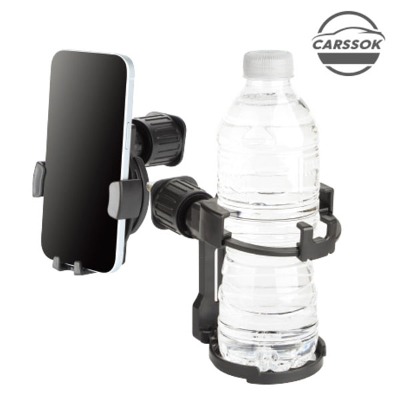 카쏙 2IN1 트랜스폼 컵홀더 핸드폰 거치대 - 제품 이미지